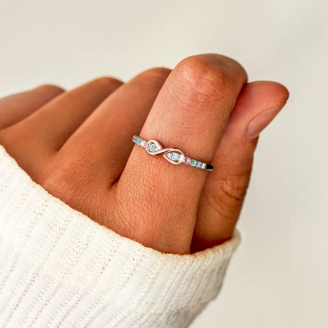 Star Mom Infinity Ring