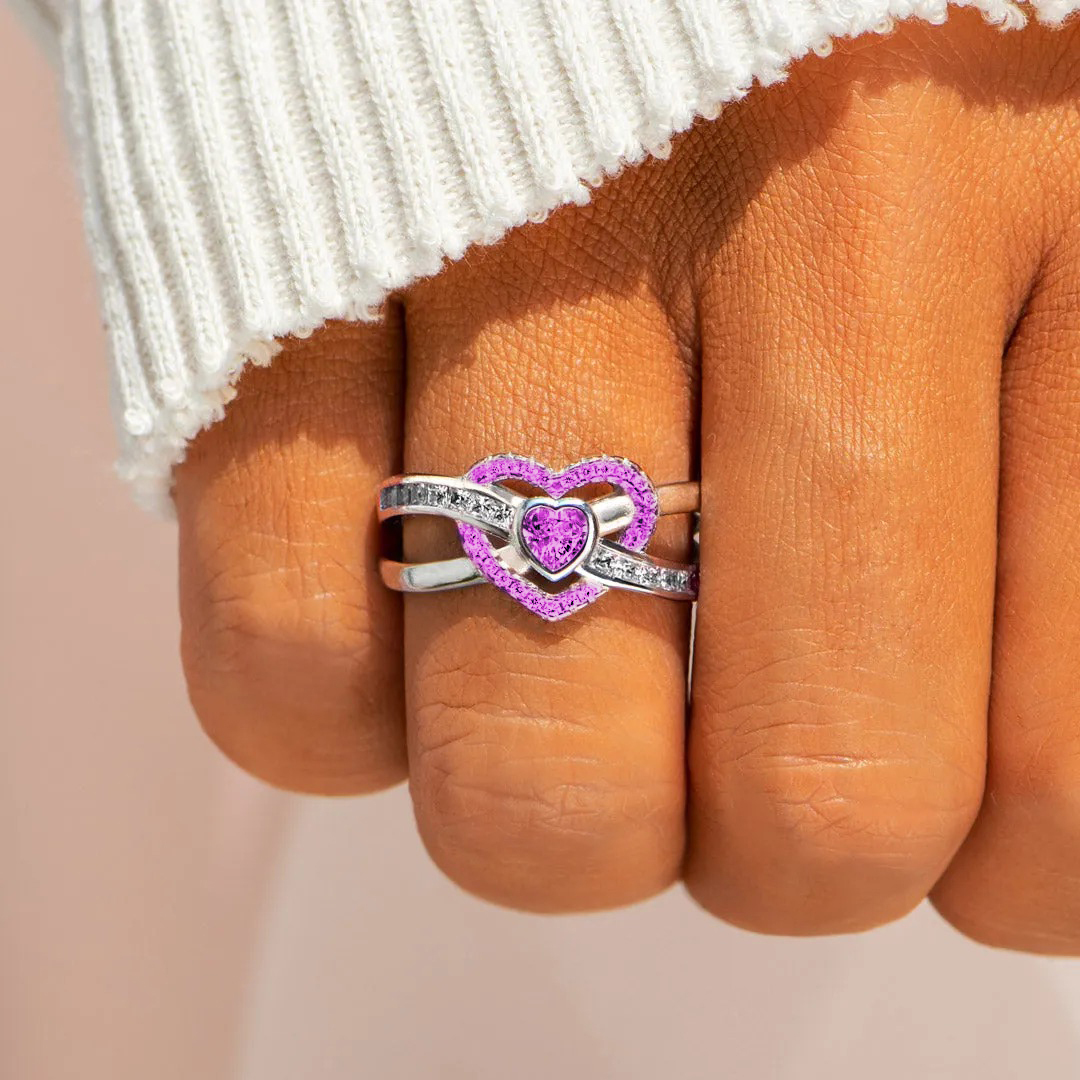 Alzheimer dementia awareness Infinite Love Ring