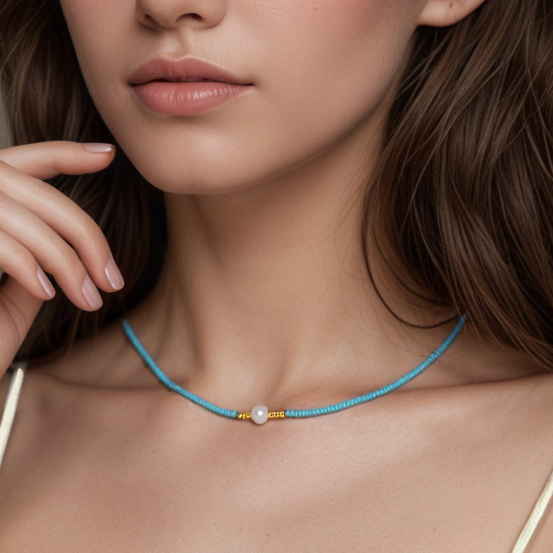 To my Daughter No matter how far you go, you'll always have my heart - pearl necklace