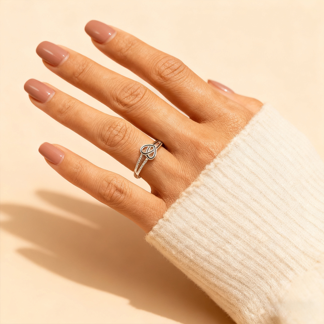 Melanoma & Skin Cancer Awareness Black Stone Ring
