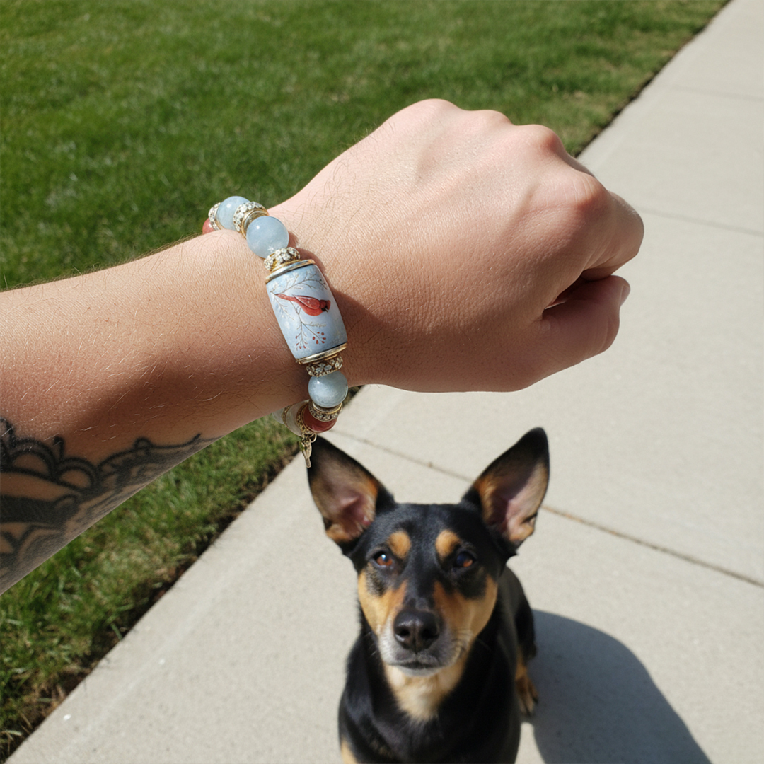 Heaven's Messenger Cardinal Bracelet