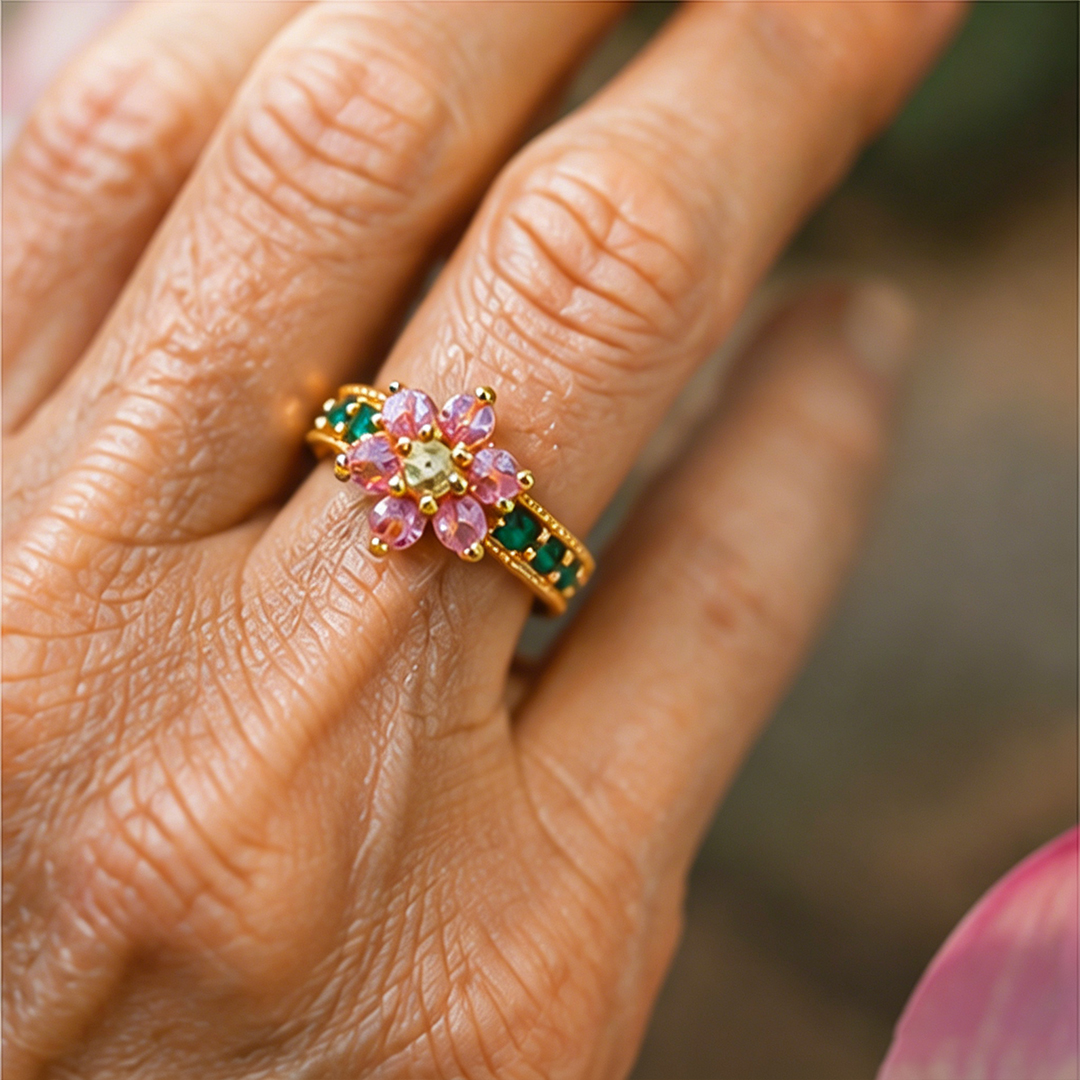 Fuck It and Begin Again Lotus Ring