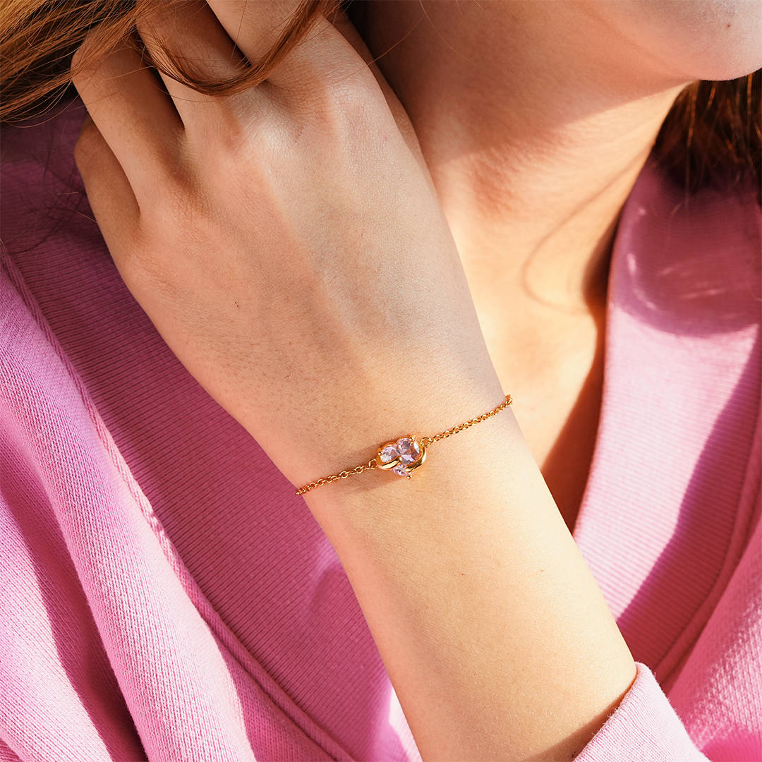 Love Me Until I Am Me Again Hug Heart Bracelet