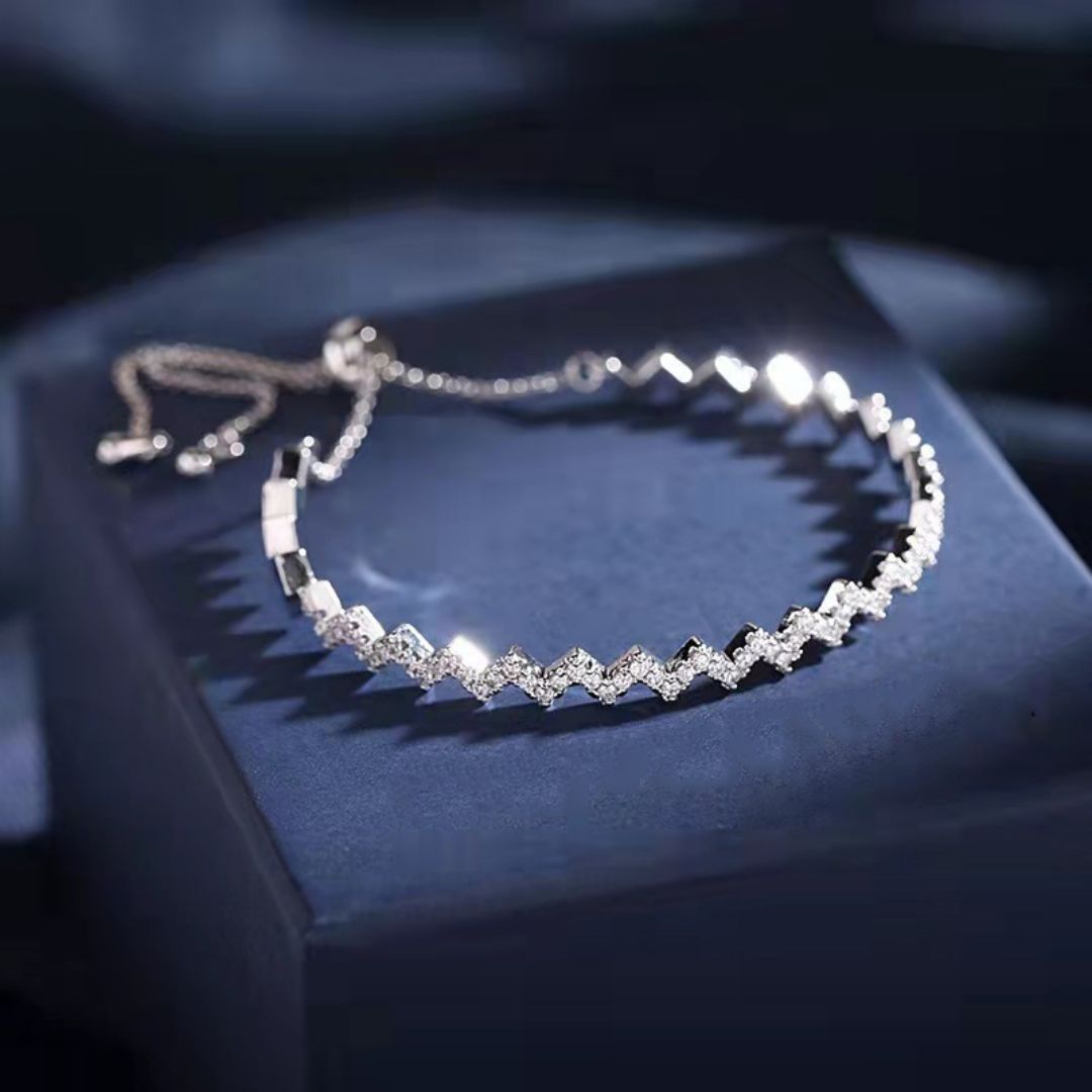 For Daughter - S925 I Will Be There For You Through Highs And Lows In Life Bracelet