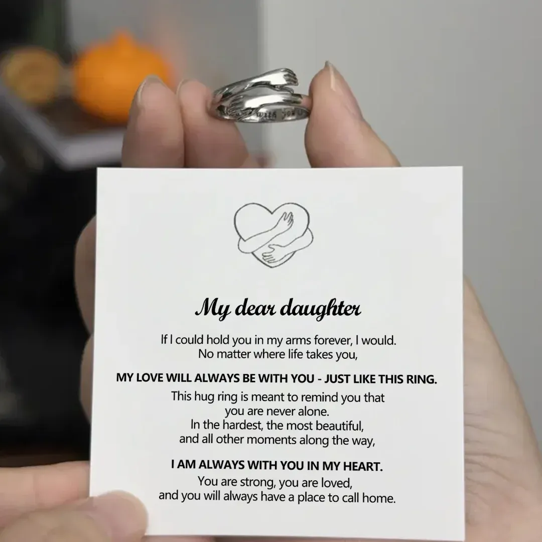 For Daughter - I'm Always With You Hug Ring