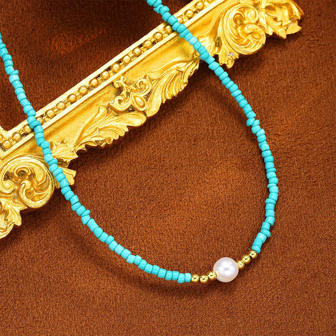 To My Beautiful Granddaughter - I am so proud of you freshwater pearl necklace