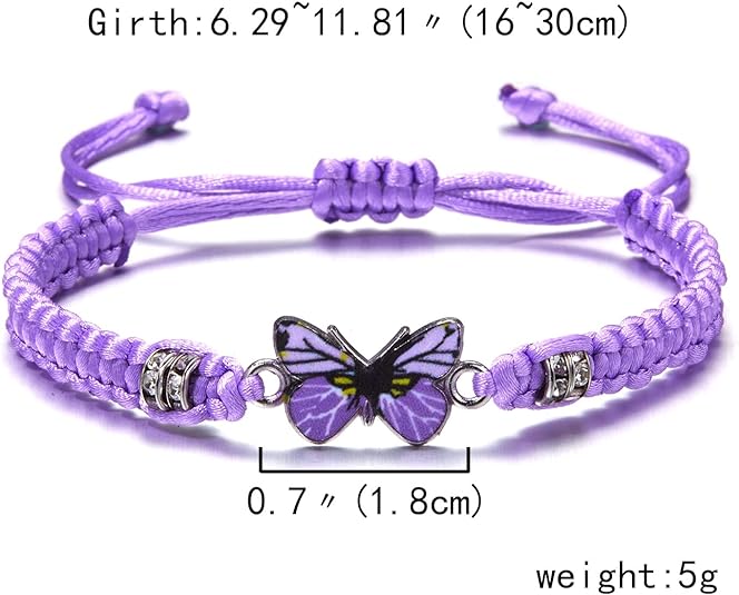 For Memorial - They Fly With Us Every Day Butterfly Bracelet