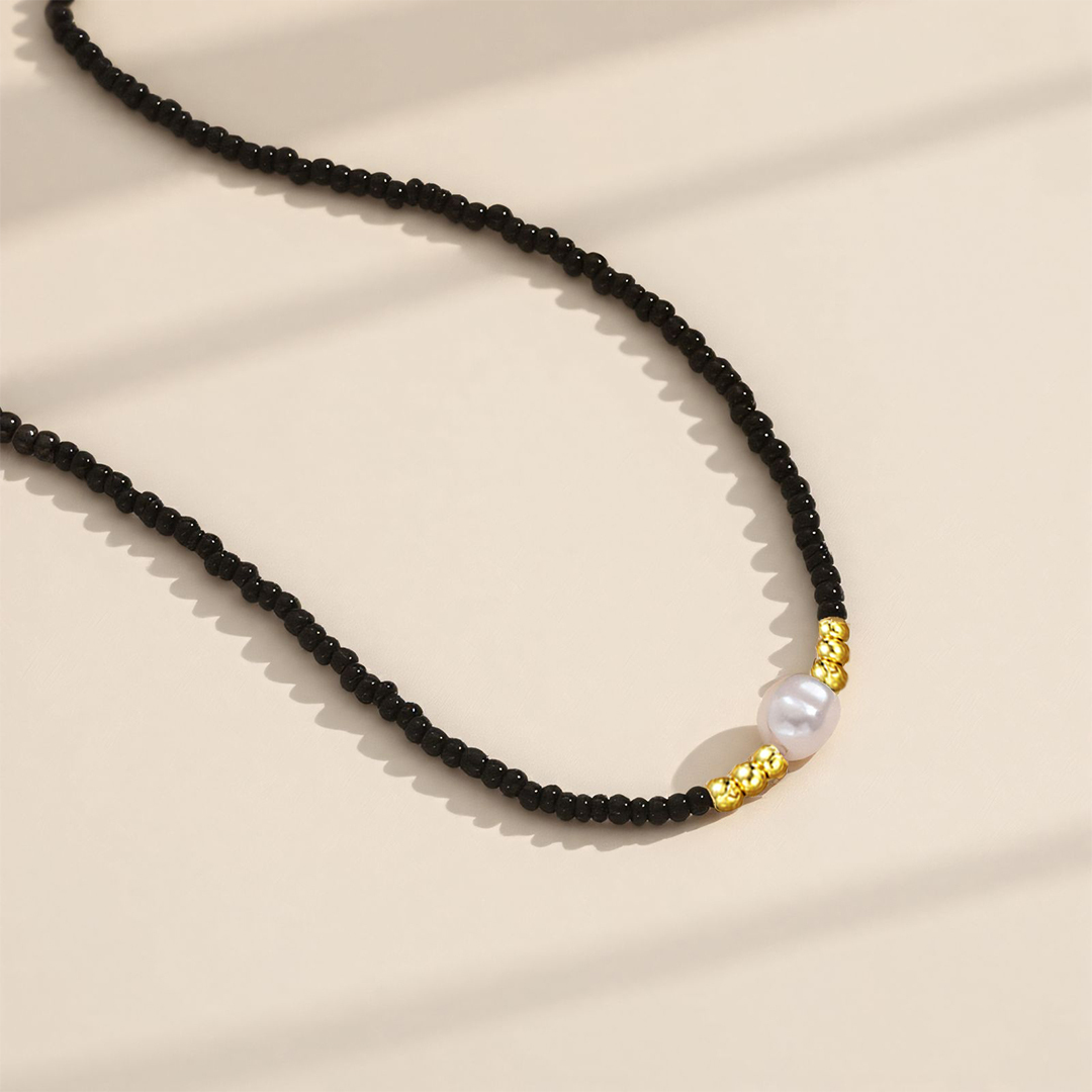 To My Beautiful Granddaughter - I am so proud of you freshwater pearl necklace