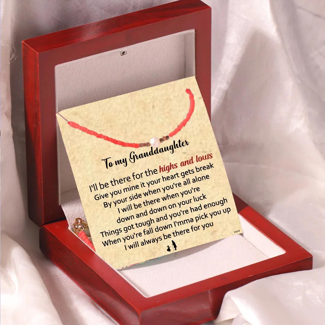 To my granddaughter-Pearl necklace