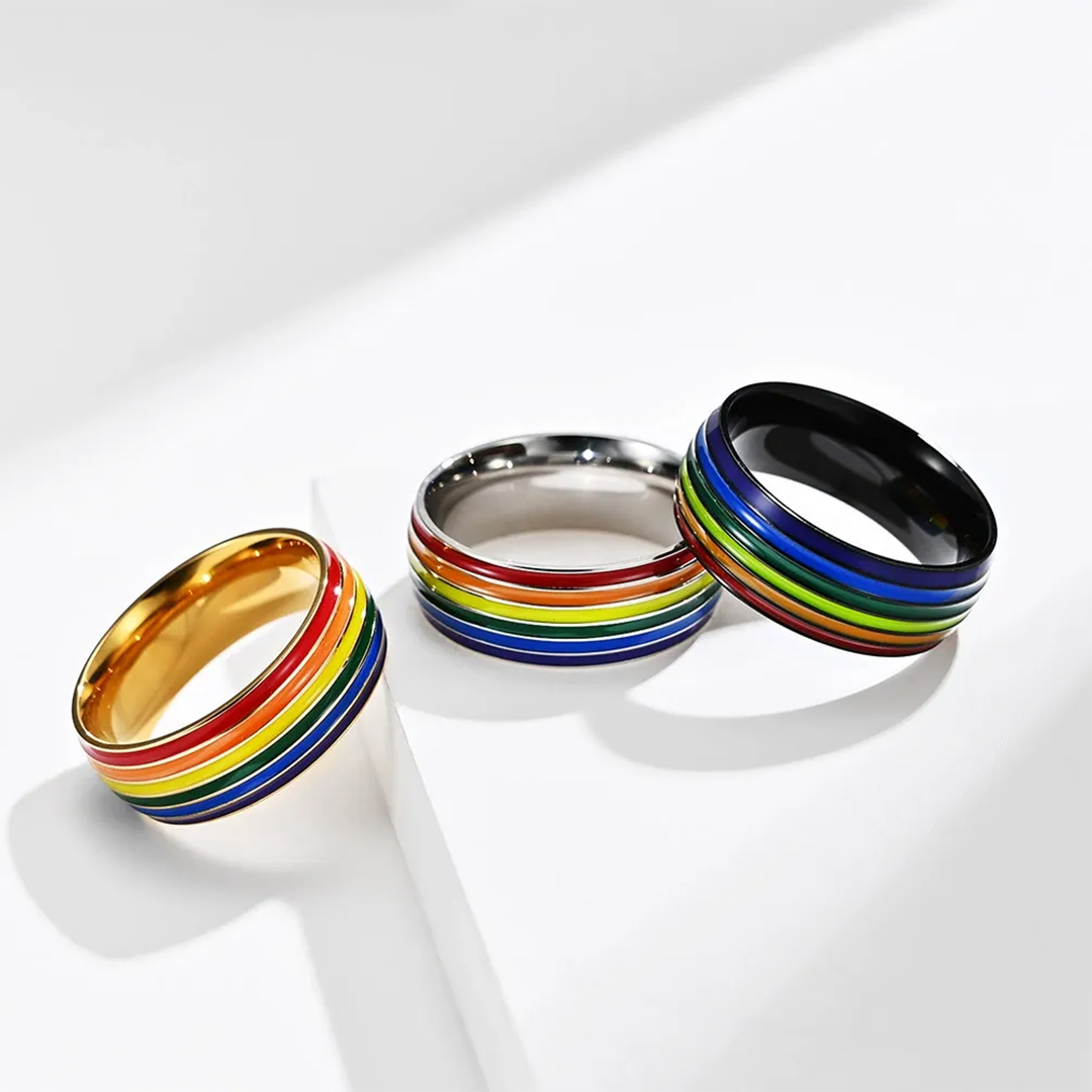 Love is Love Rainbow Ring