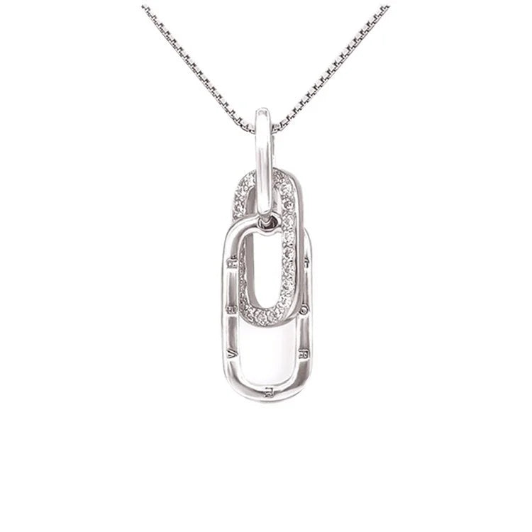 For Daughter - S925 We Are Forever Linked Together Circle Necklace