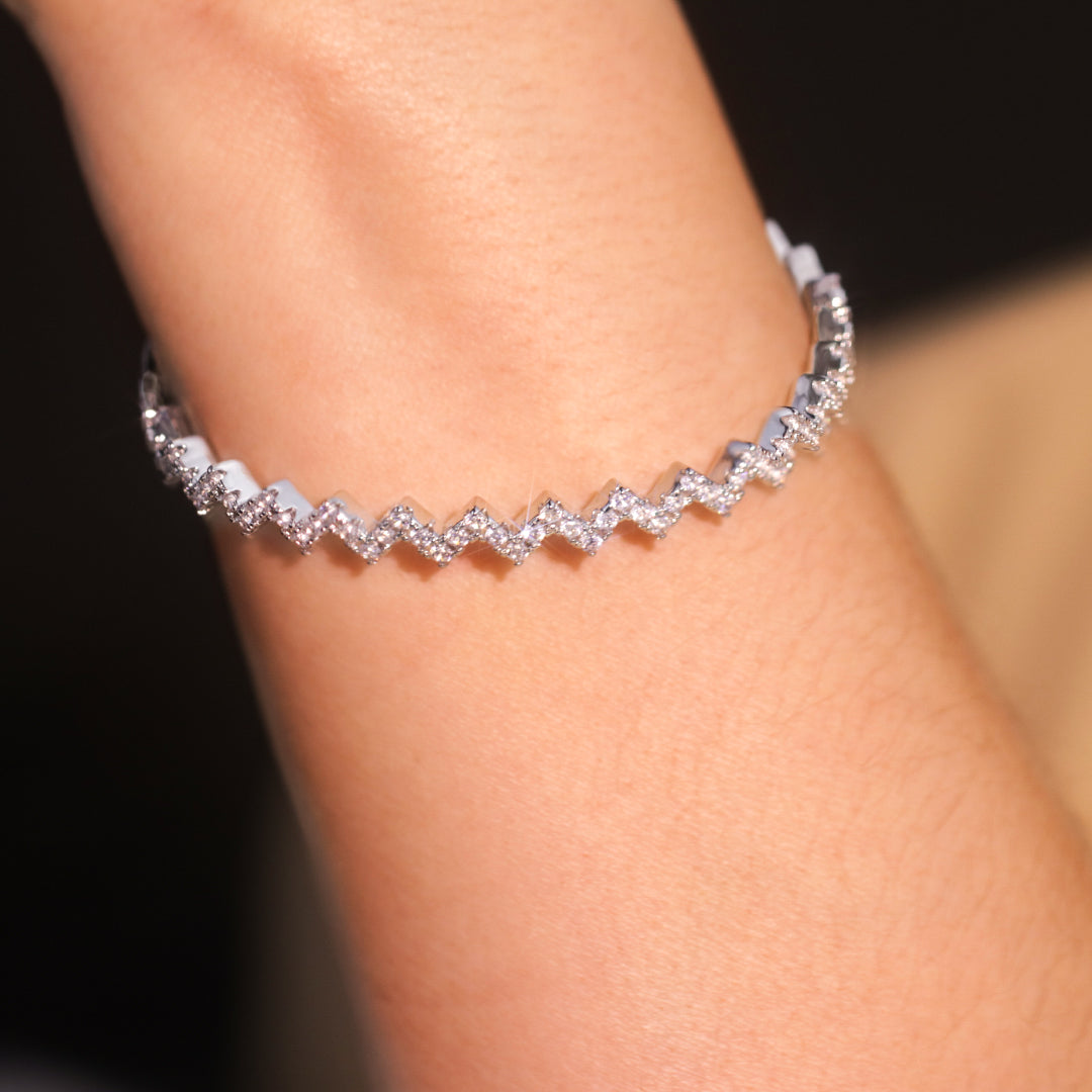 For Daughter - S925 I Will Be There For You Through Highs And Lows In Life Bracelet