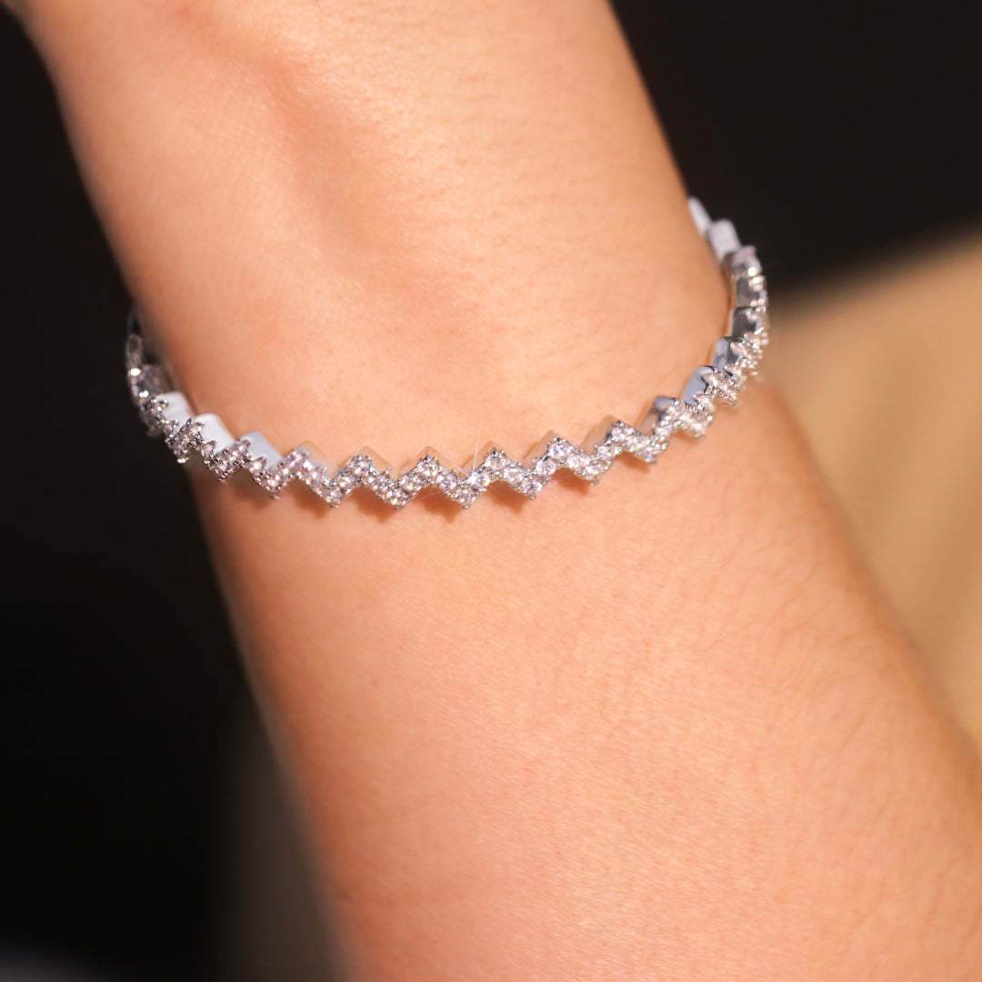 For Daughter - S925 I Will Be There For You Through Highs And Lows In Life Bracelet