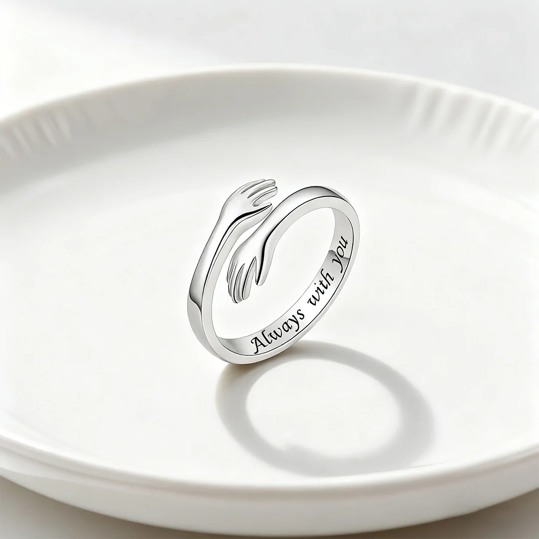For Daughter - I'm Always With You Hug Ring