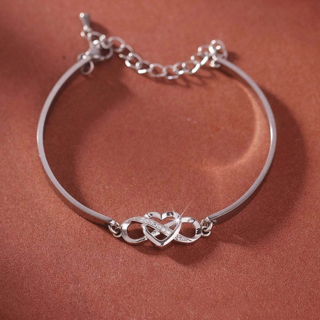 For Daughter - Always Keep Me In Your Heart Infinity Bracelet