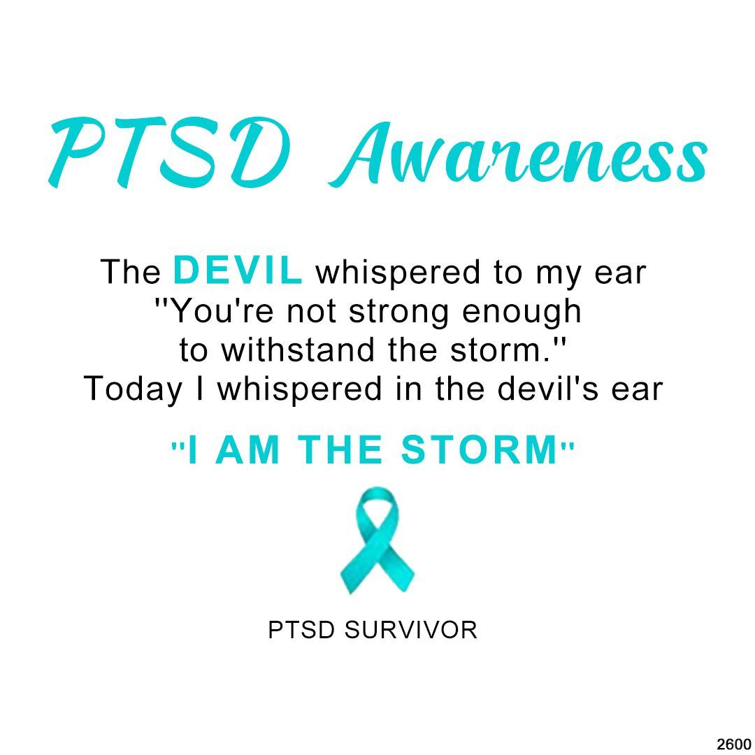 PTSD Awareness- Turquoise Feather Ring