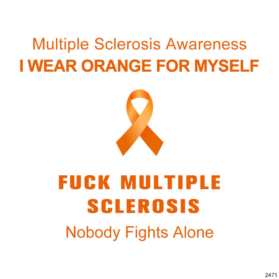 Multiple Sclerosis Awareness-Orange Three Stone Diamond Ring