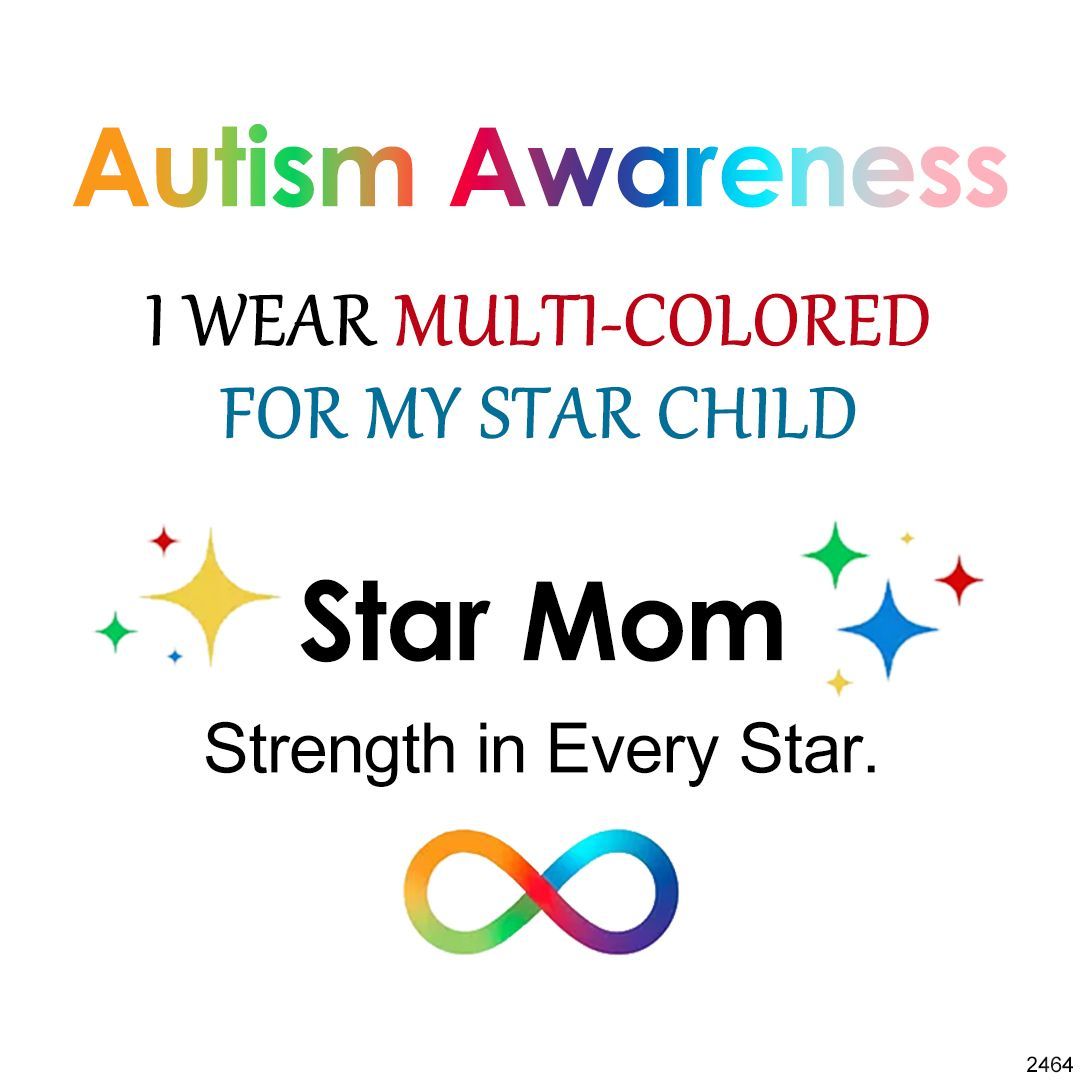 Autism Awareness Heart Color Diamond Puzzle Necklace