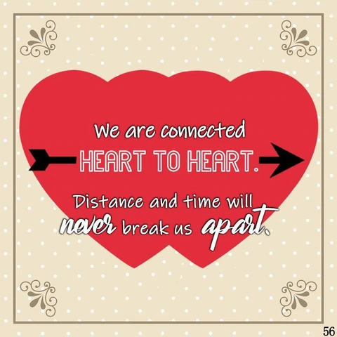 For Love - We Are Connected Heart To Heart Double Heart Custom Birthstone Bracelet