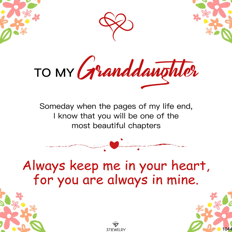 For Granddaughter - S925 Always Keep Me In Your Heart, For You Are Always In Mine Layered Heart Ring