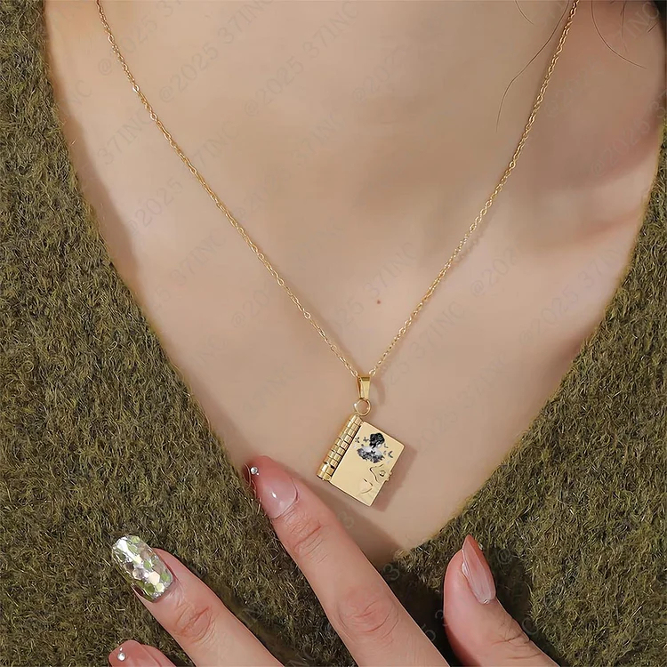 For Granddaughter - I'm The Storm Book Necklace