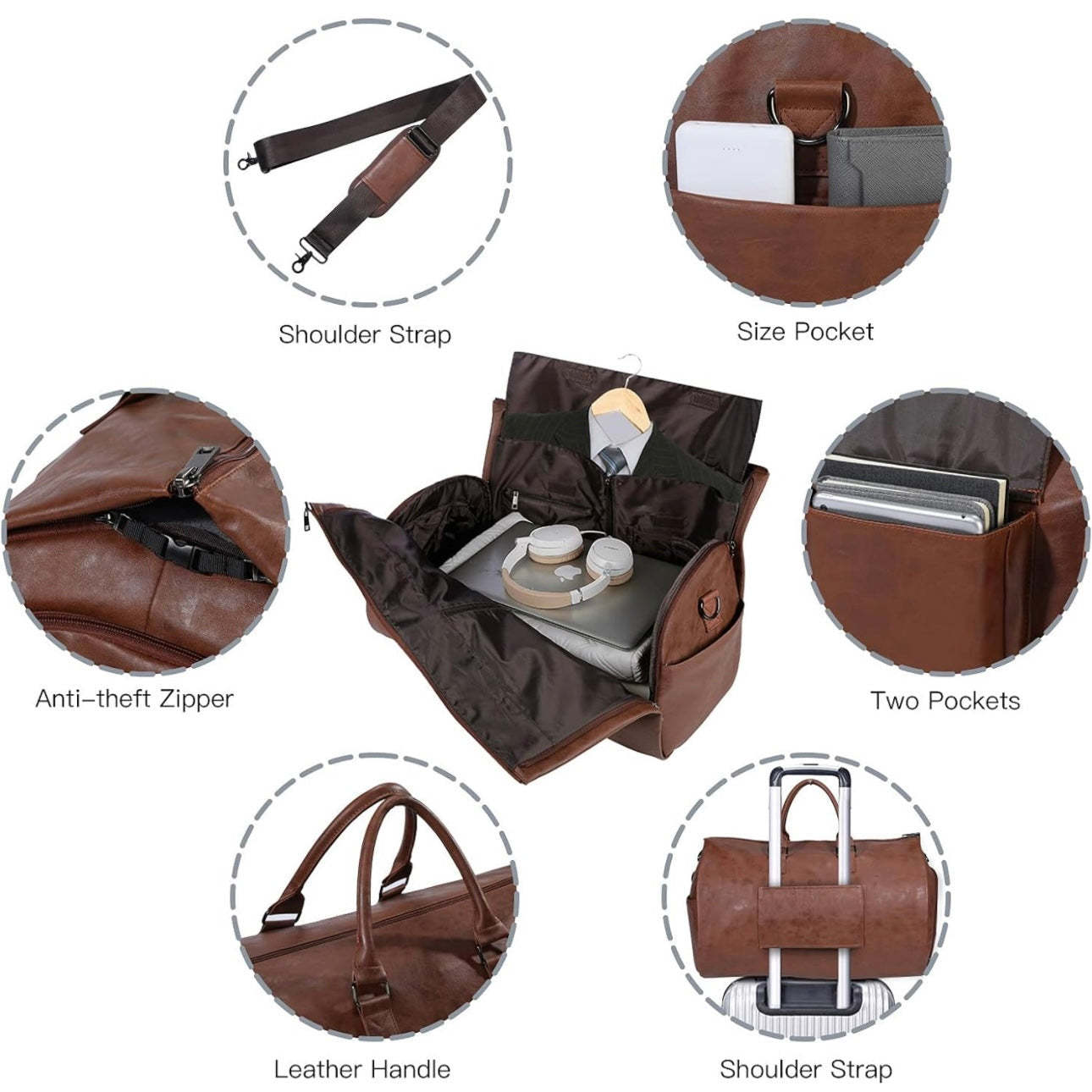 High Capacity Folding Suit Luggage
