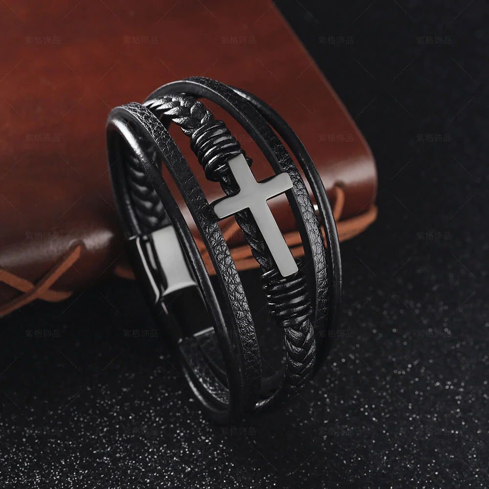Grandson's Eternal Guardian Faith Bracelet