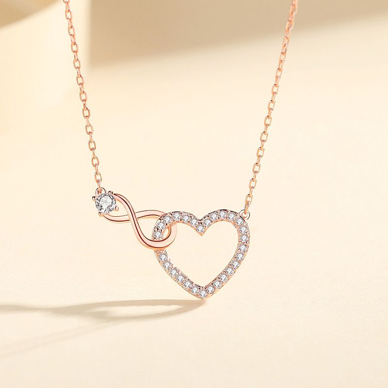 For Daughter - S925 I Love You Always And Forever Necklace
