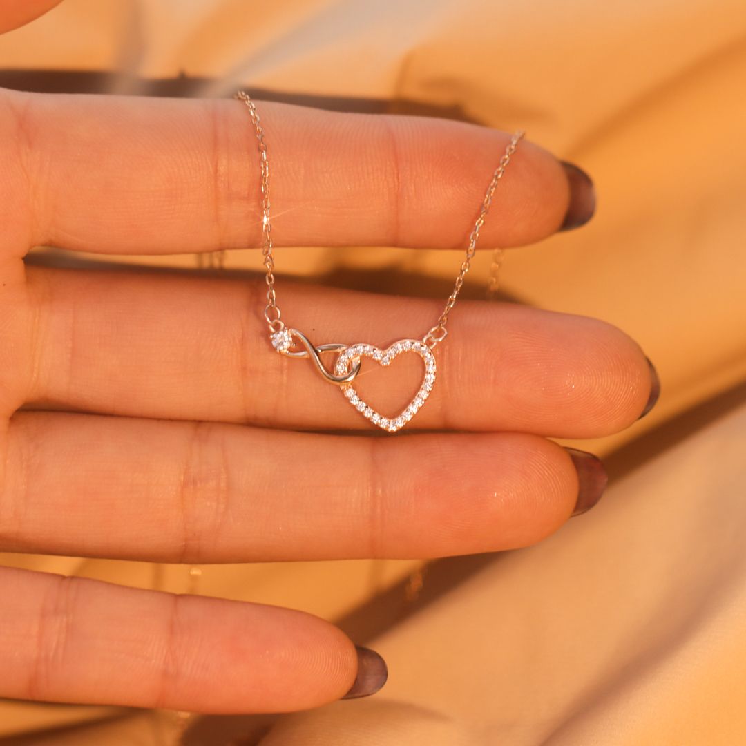For Daughter - S925 I Love You Always And Forever Necklace
