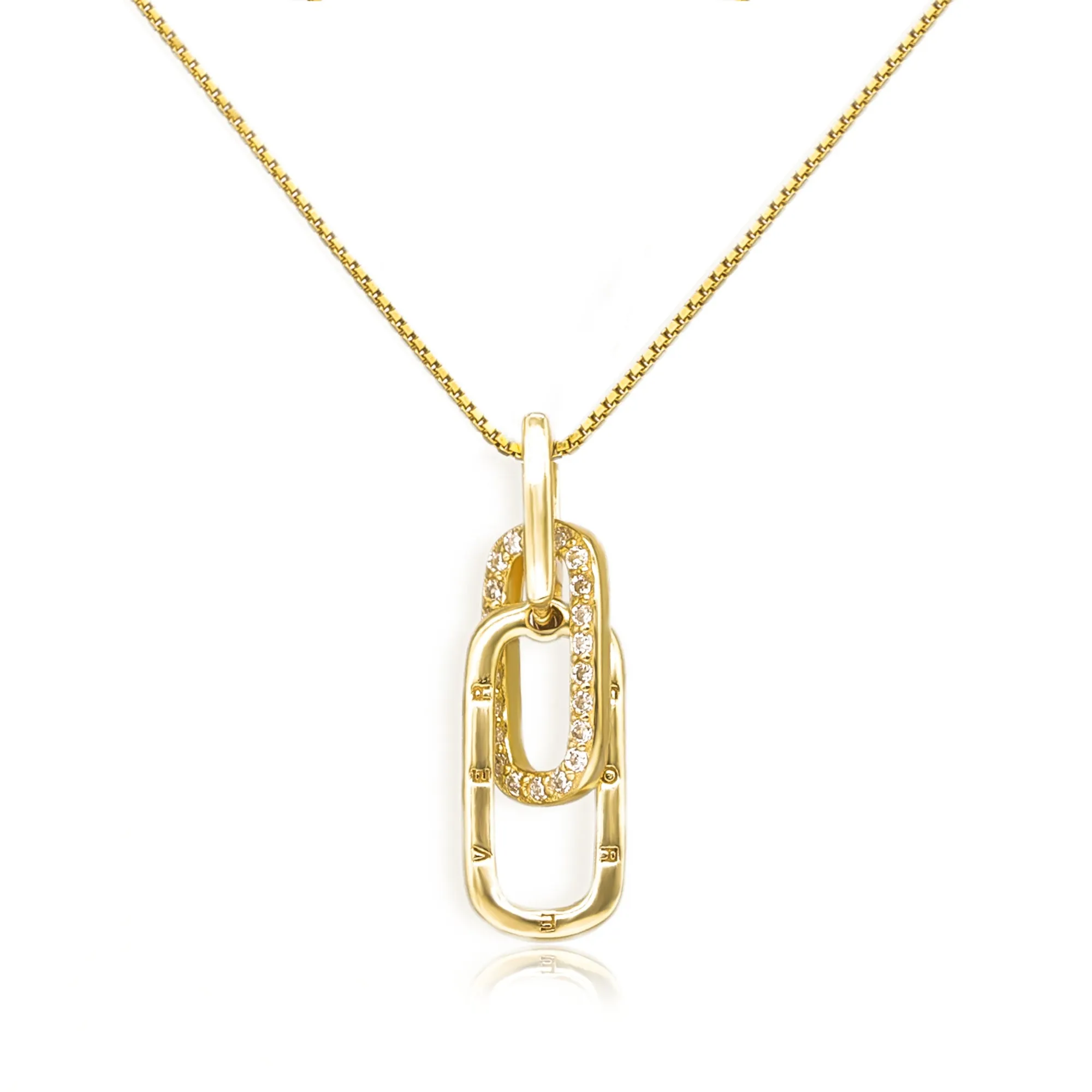 For Daughter - S925 We Are Forever Linked Together Circle Necklace