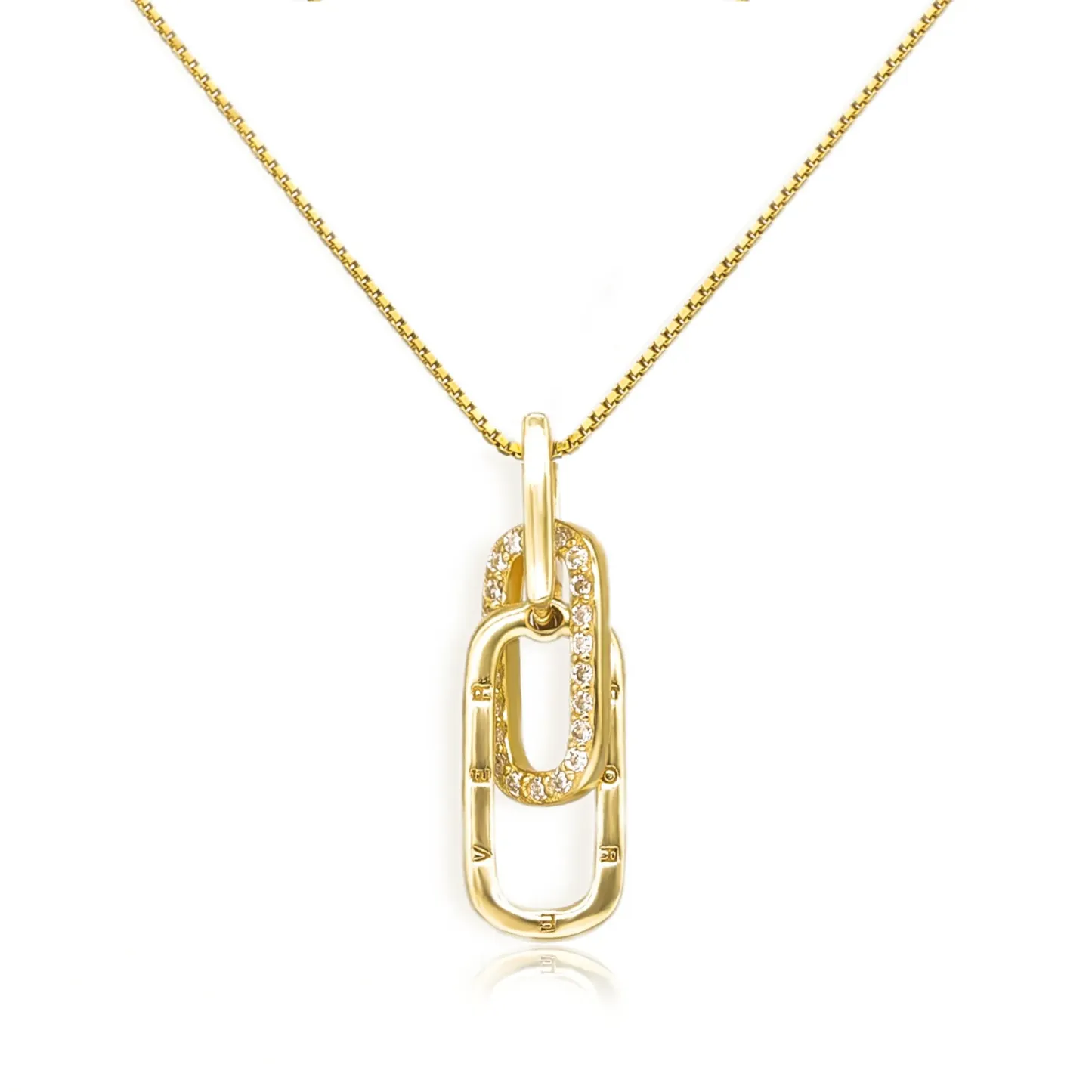 For Daughter - S925 We Are Forever Linked Together Circle Necklace