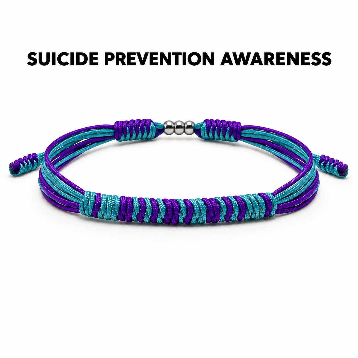 SUICIDE PREVENTION AWARENESS Morse Code Bracelet