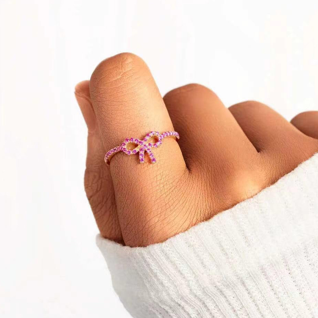 S925 Raise Awareness Of Breast Cancer Pink Ribbon