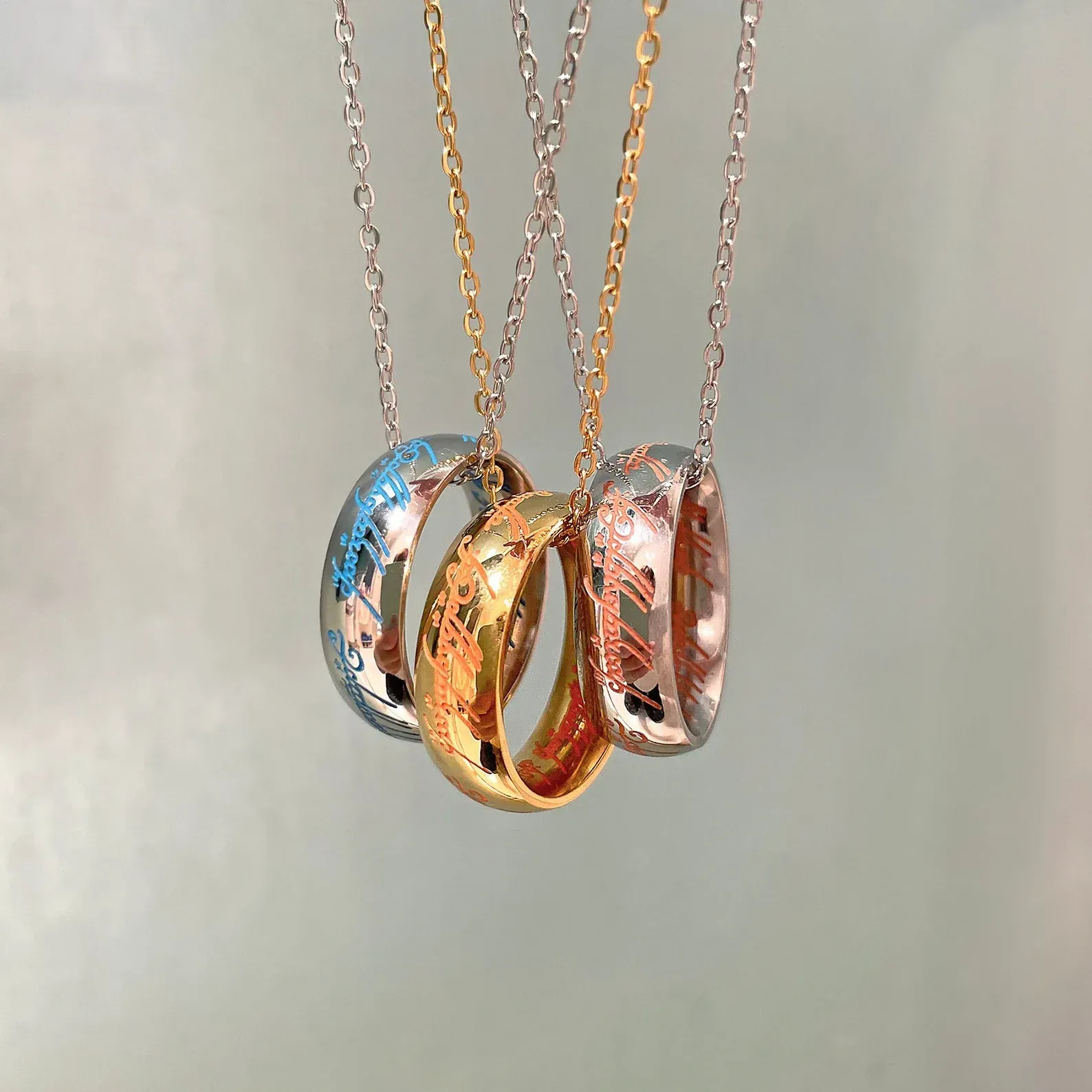 Elvish Ring Glow in the Dark, 1:1 Replica, Magical gift for couples, for boyfriend, or just for yourself (buy two free shipping)