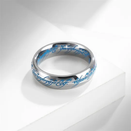 Elvish Ring Glow in the Dark, 1:1 Replica, Magical gift for couples, for boyfriend, or just for yourself (buy two free shipping)