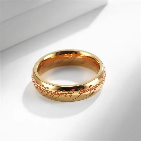 Elvish Ring Glow in the Dark, 1:1 Replica, Magical gift for couples, for boyfriend, or just for yourself (buy two free shipping)