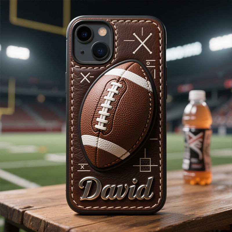 Personalized rugby phone case