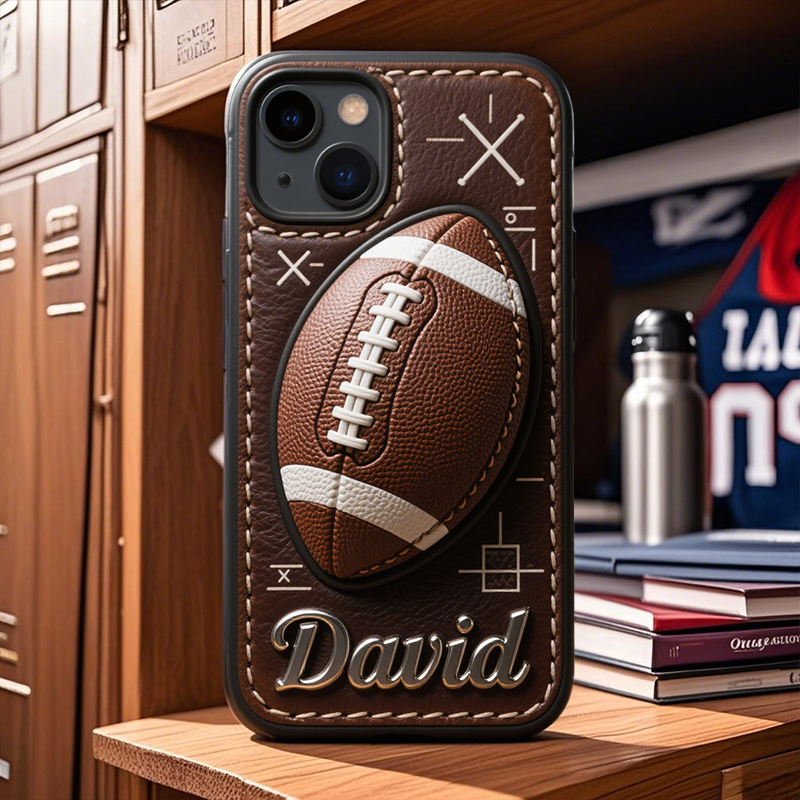 Personalized rugby phone case