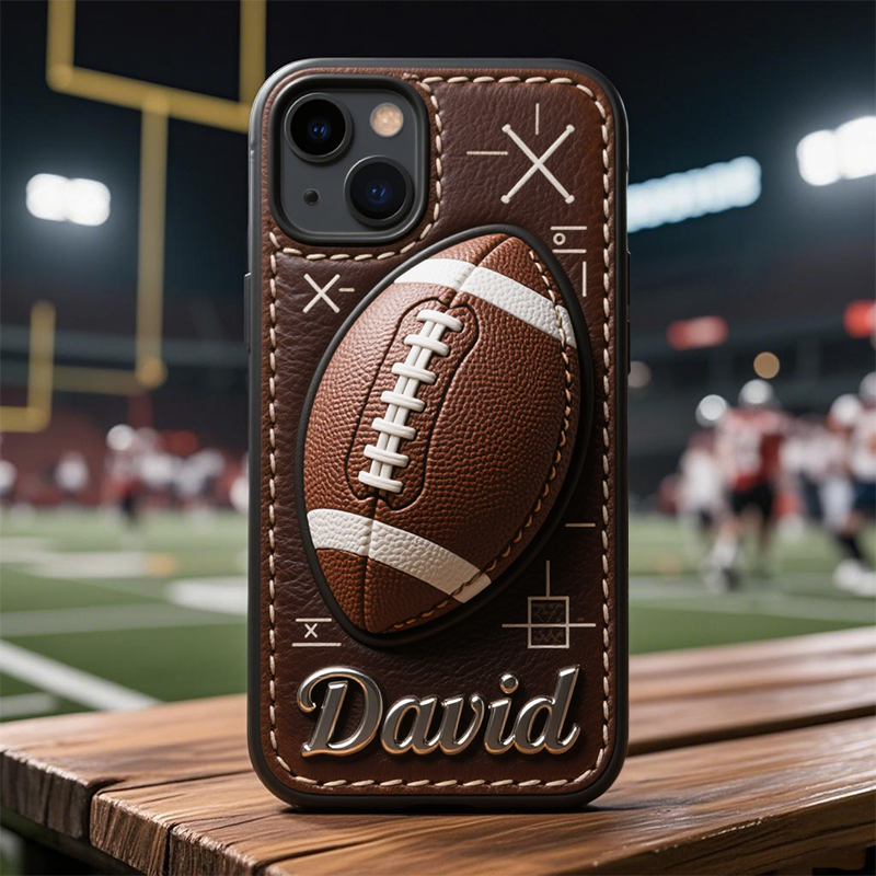 Personalized rugby phone case