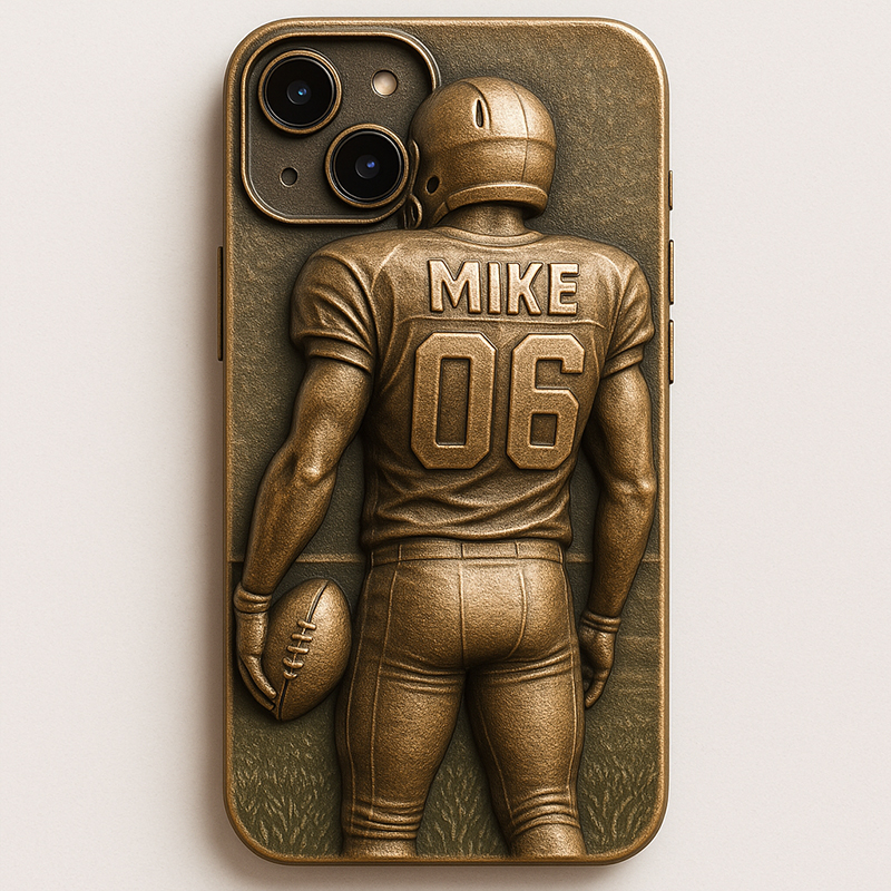 Personalized American football phone case