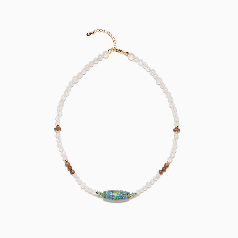 Crystal Pendant Necklace – Elegant Natural Crystal Statement Jewelry