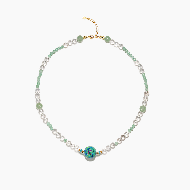 Crystal Necklace – Elegant Natural Crystal Pendant Necklace for Everyday Style