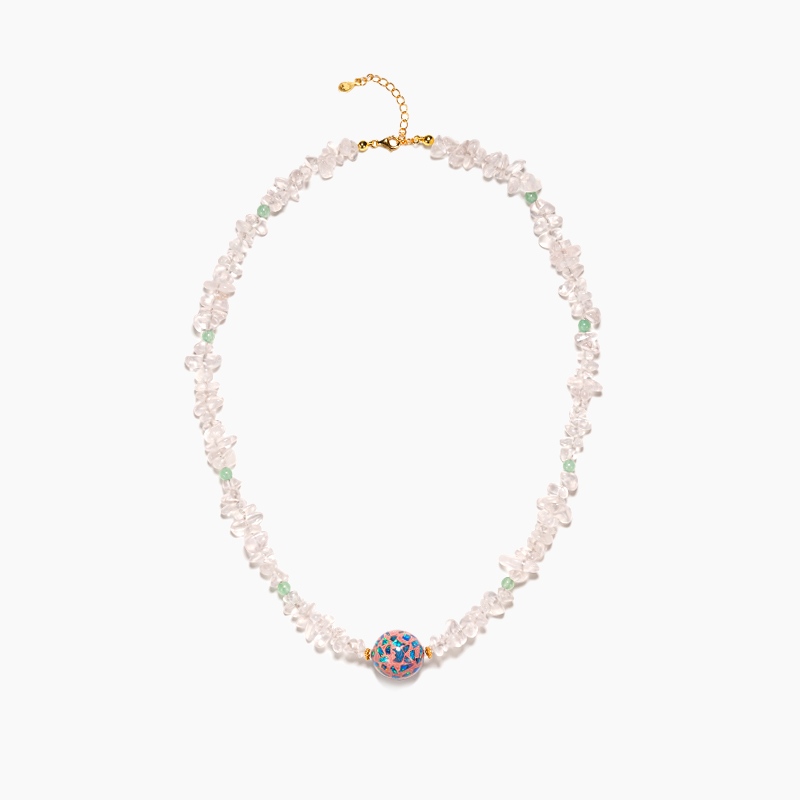 Natural Crystal Necklace – Genuine Healing Crystal Pendant Jewelry