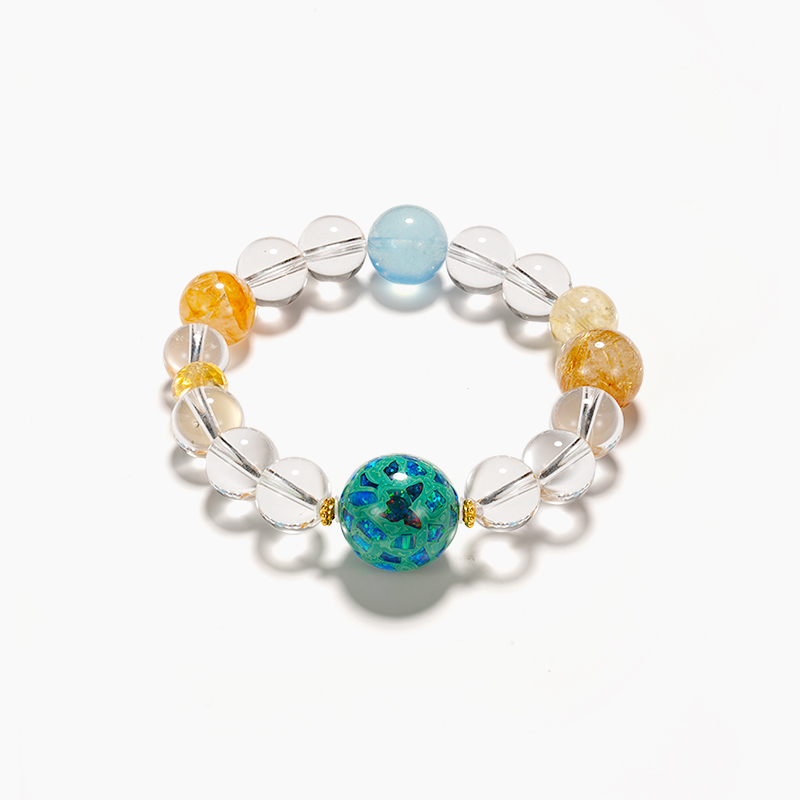 Women’s Crystal Bracelet – Elegant Natural Crystal Bead Bracelet