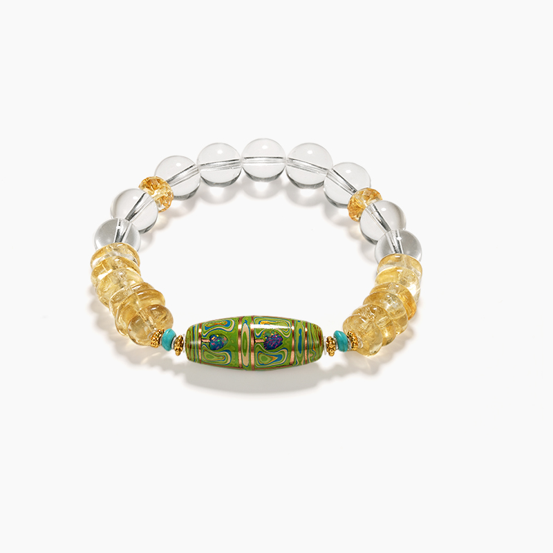 Crystal Bead Bracelet – Elegant Natural Crystal Jewelry for Women