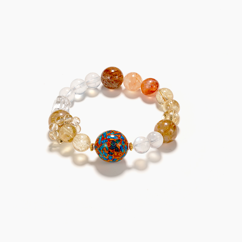 Women’s Crystal Bracelet – Elegant Natural Crystal Bead Bracelet