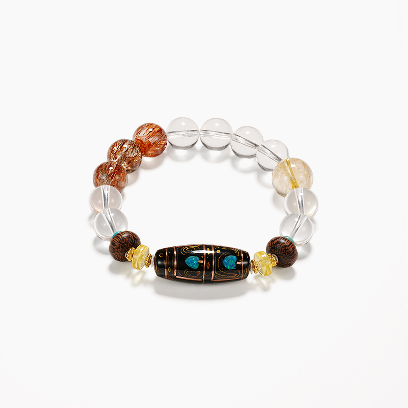 Crystal Bracelet – Elegant Natural Crystal Bead Bracelet for Women