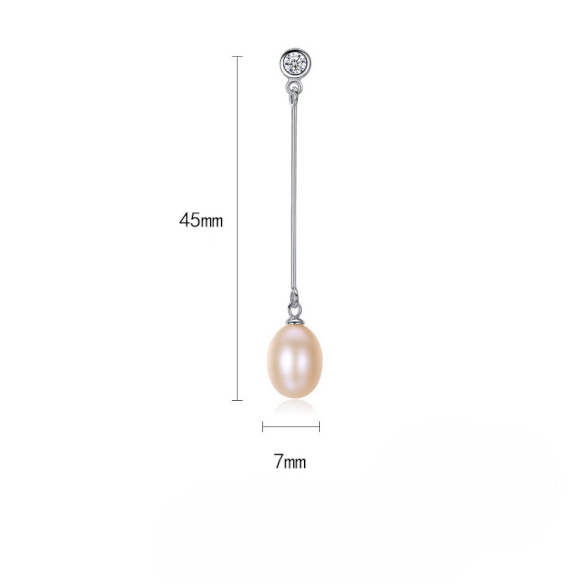 Freshwater Pearl Earrings – Elegant S925 Silver Jewelry for Women