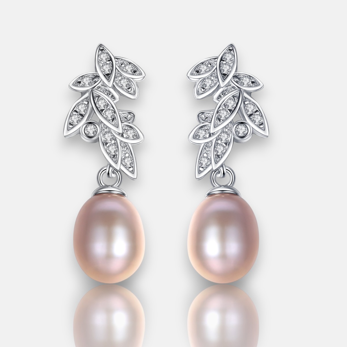 Freshwater Pearl Earrings for Women – Elegant Silver Jewelry