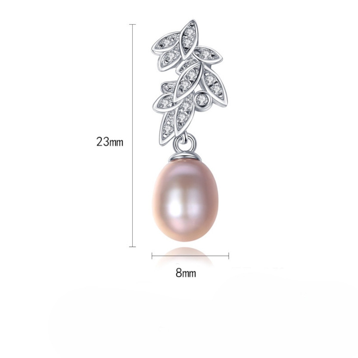 Freshwater Pearl Earrings for Women – Elegant Silver Jewelry